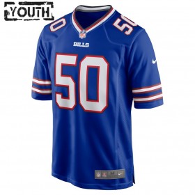 Lasten Buffalo Bills NFL Pelipaita Gregory Rousseau 50 Nike Royal 2021 NFL Draft
